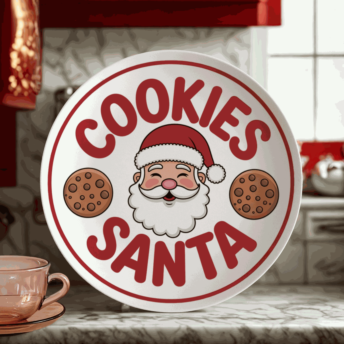 A Special Cookies for Santa Plate for Magical Holiday Celebrations