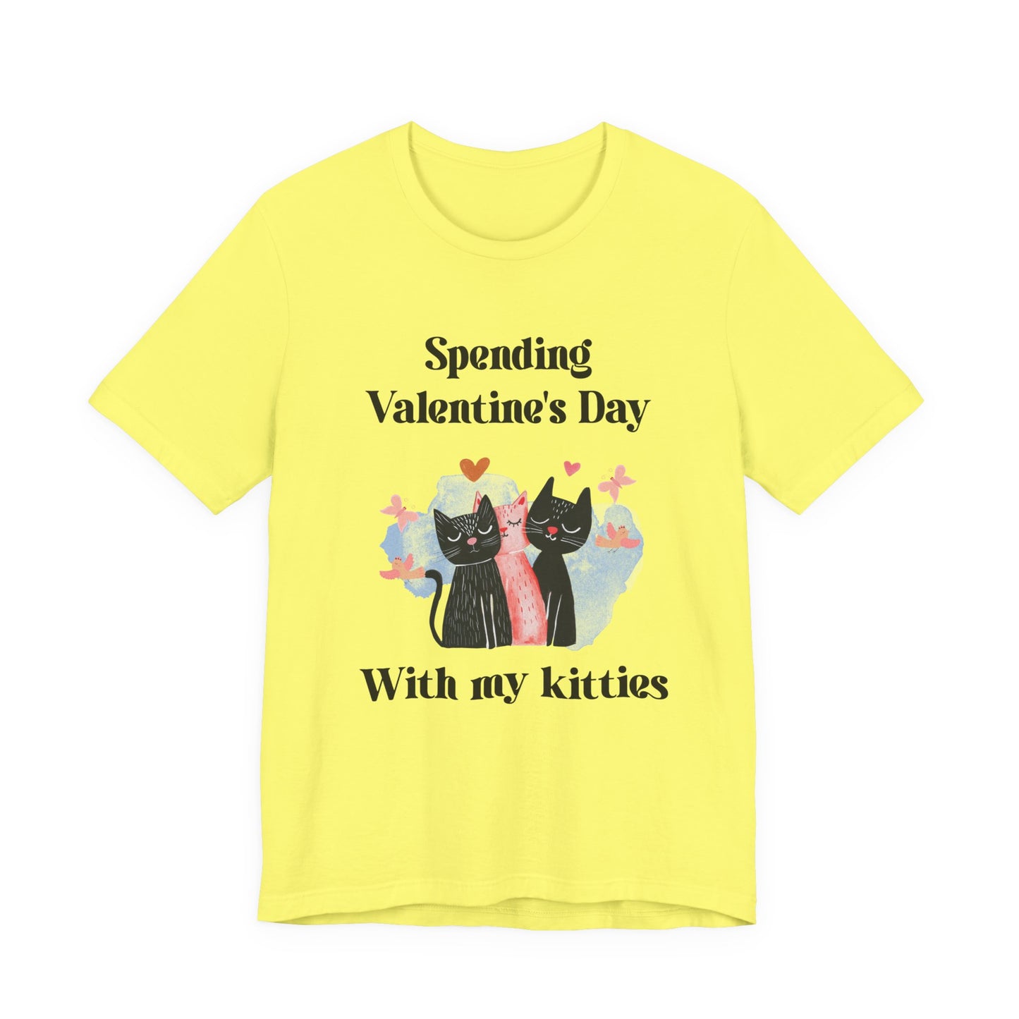 Valentine's Day 'Spending Valentine's Day with My Kitties' Tee
