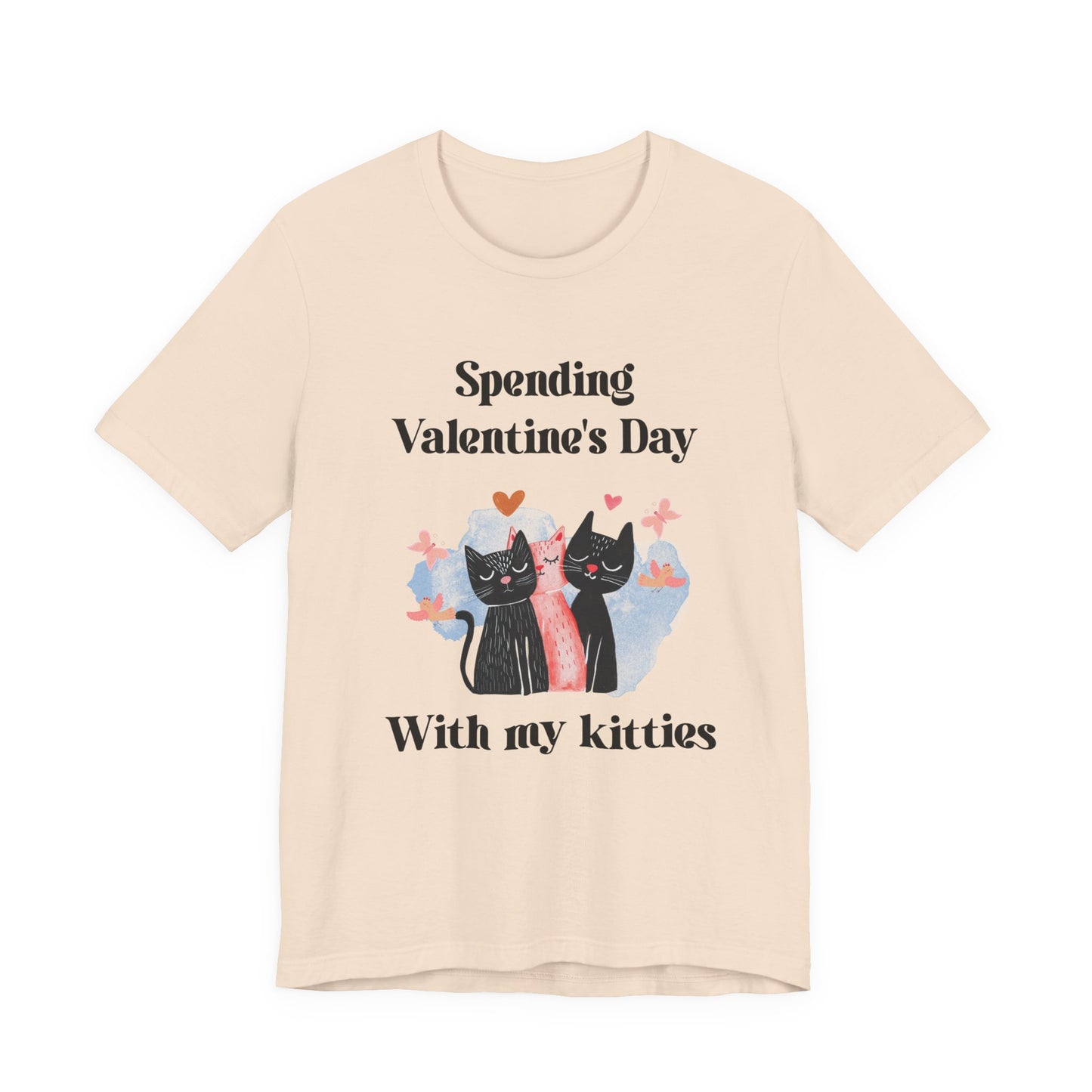 Valentine's Day 'Spending Valentine's Day with My Kitties' Tee