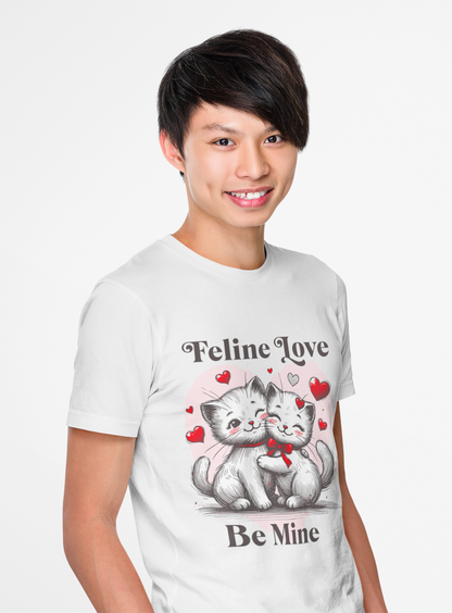 Feline Love 'Be Mine' Valentine Tee Shirt