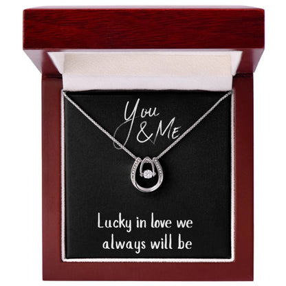 Lucky in Love Necklace - Handcrafted Unique Jewelry for Cherished Moments