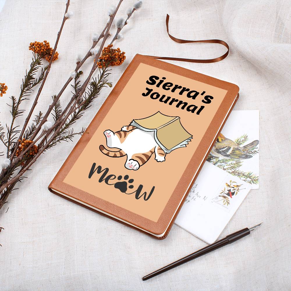 Graphic Journal with Custom Name - Personalize Your Creative Space